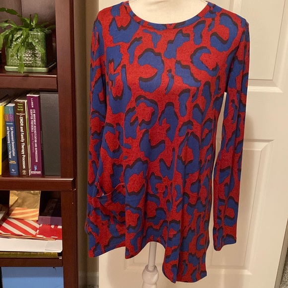 LOGO by Lori Goldstein Tops - QVC LOGO by Lori Goldstein Animal Print Tunic